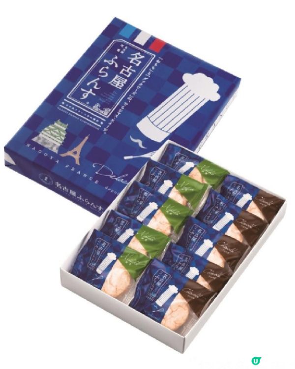 推介名古屋零食手信-名古屋France特克瓦茲麻糬夾餅