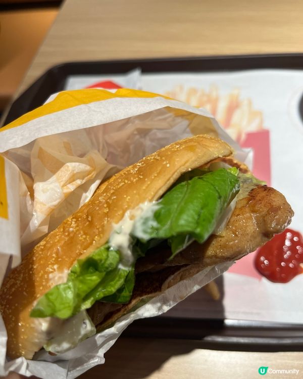 麥當勞🍔$25 一個餐 好耐無食板燒雞腿包餐了
