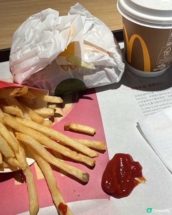 麥當勞🍔$25 一個餐 好耐無食板燒雞腿包餐了