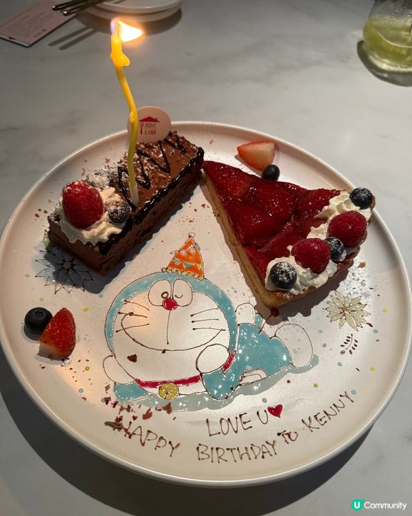 ## 🎂生日驚喜！畫碟甜品+靚景餐廳🤩