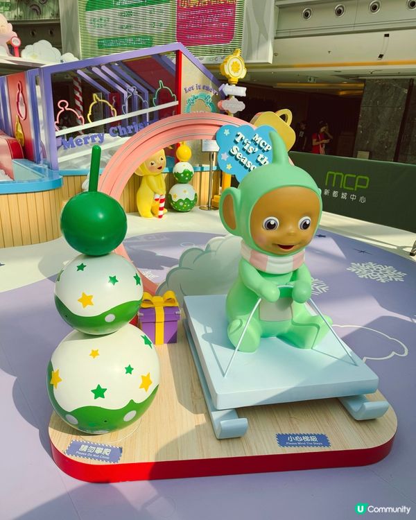 新都城聖誕🎄天線寶寶陪你玩！