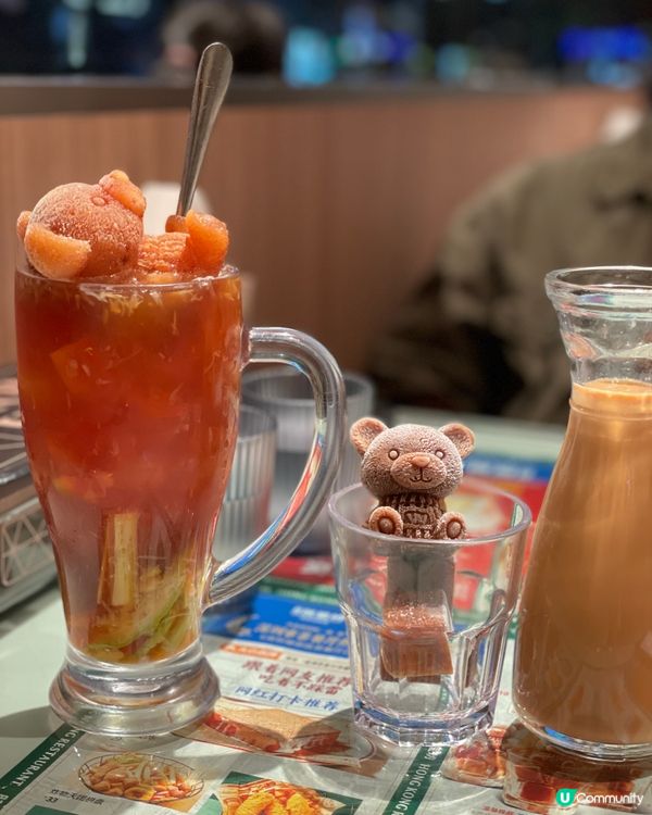打卡可愛小熊飲料，港人都愛吃的茗星坊餐廳