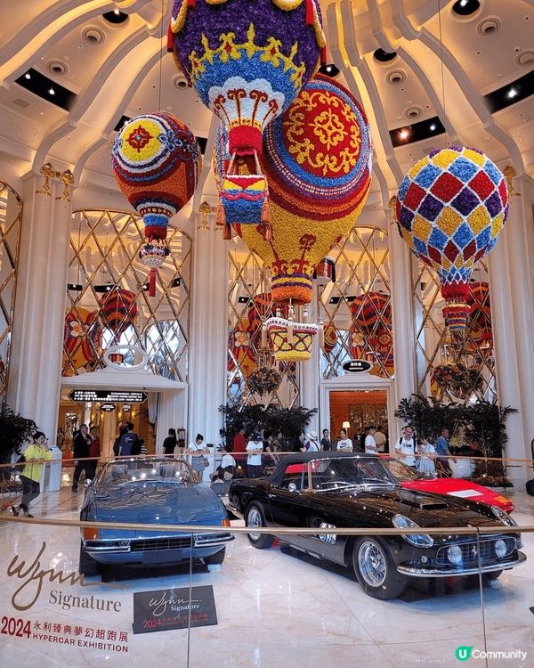 今年9月尾去?澳門永利皇宮?車展，有好多名貴跑車，又見識到一...