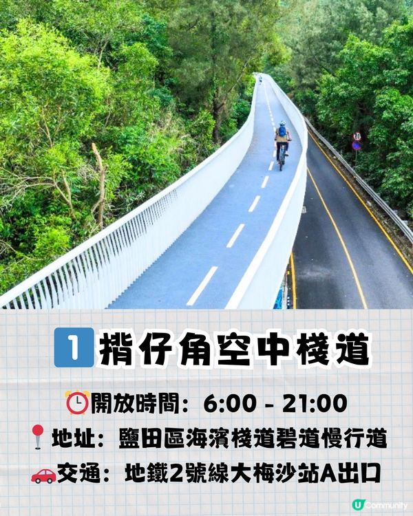 深圳6大絕美棧道🏞️新晉海邊棧道/必打卡日落公園🌞附地址+交通教學🚗