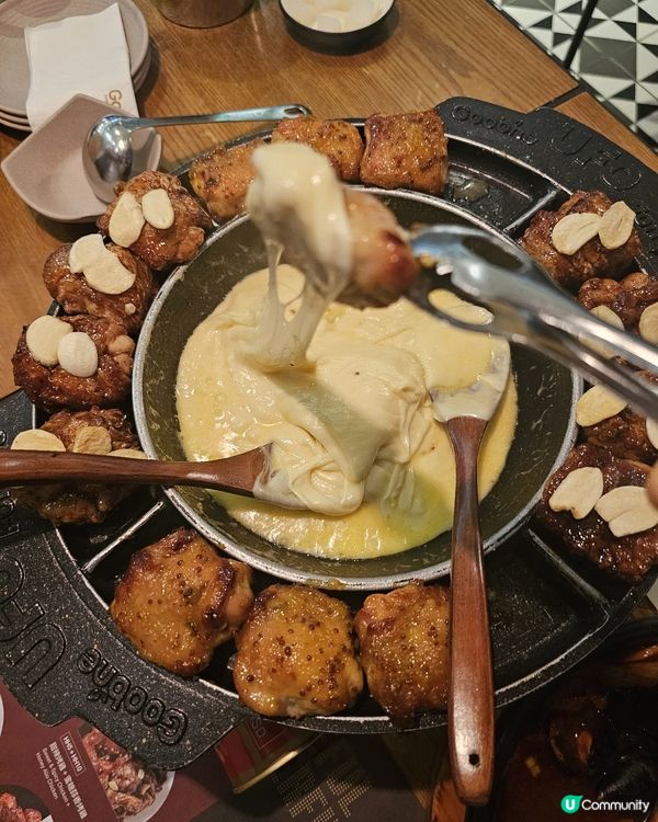 銅鑼灣芝士火鍋熔岩拉絲🤤