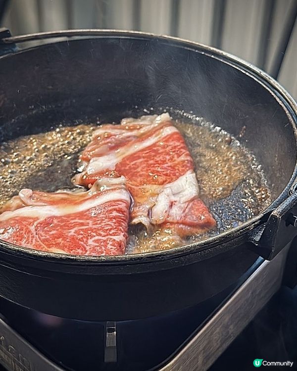 「洋食商店」昭和風新派壽喜燒～燉飯有驚喜