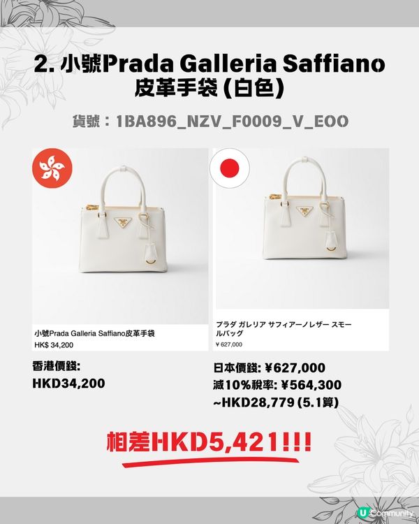 日本買PRADA超抵😍即睇12款PRADA手袋港日價錢比較✨最高慳超過$6000🖤⁉️