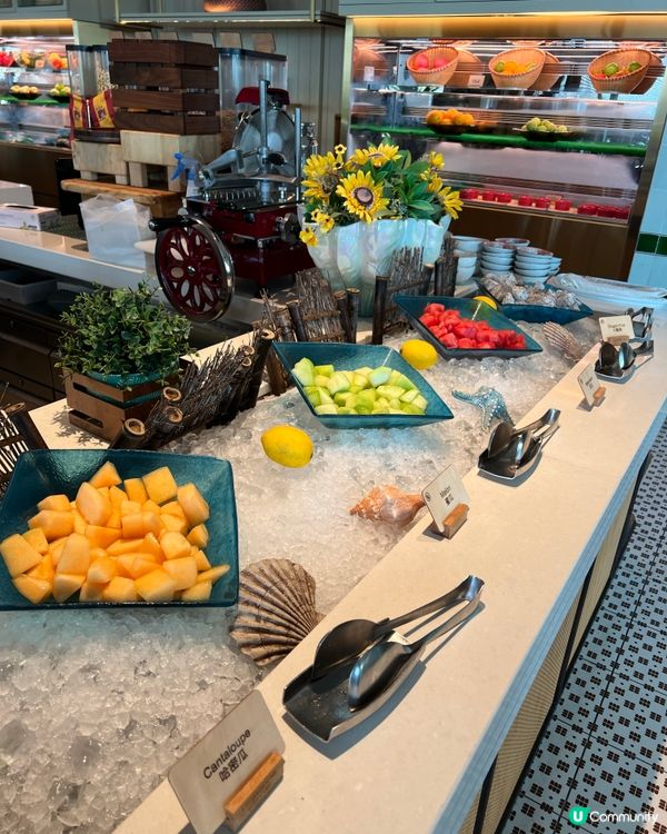 好食海景自助早餐推薦😋香港富麗敦海洋公園酒店！