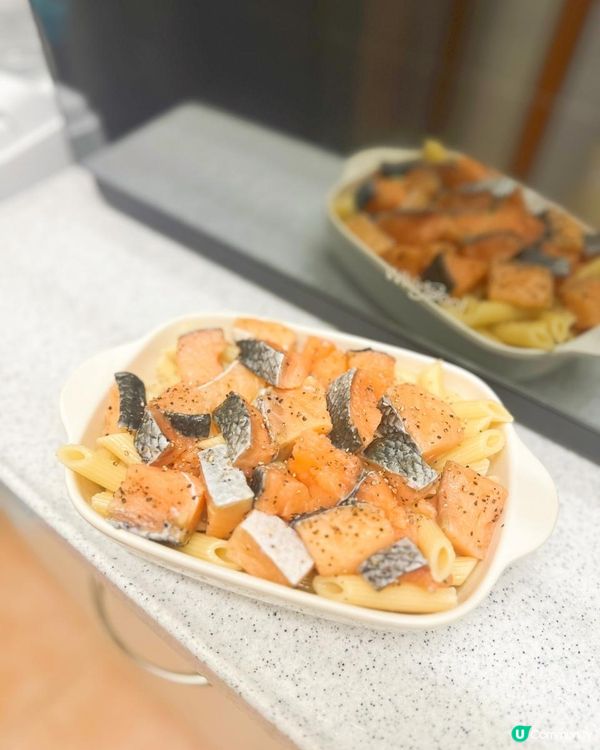 🧀芝士焗三文魚長通粉🍝