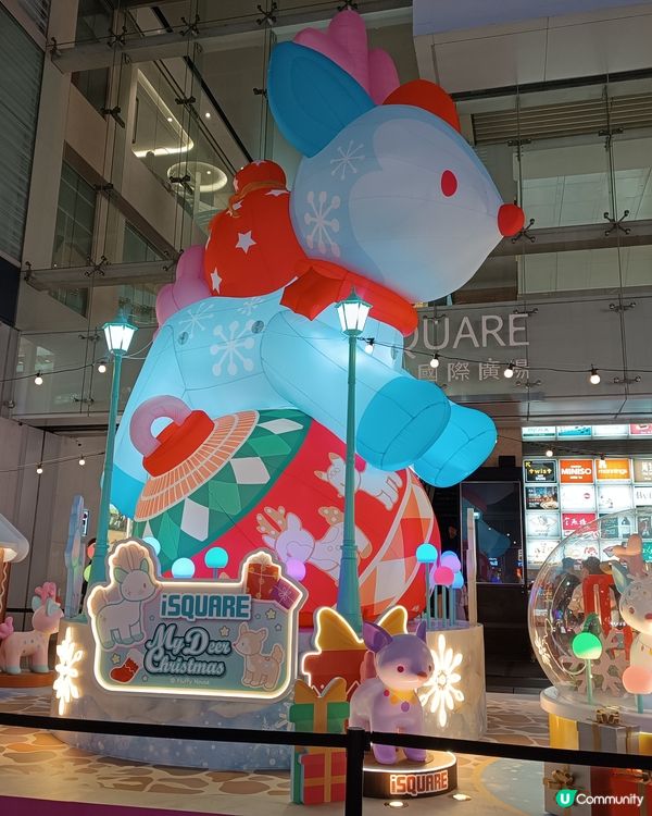 🎄尖沙咀國際廣場聖誕打卡！夢幻萌鹿小鎮等你影相！🤩
