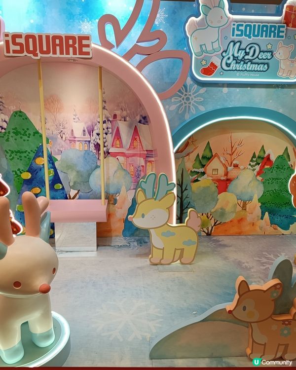 🎄尖沙咀國際廣場聖誕打卡！夢幻萌鹿小鎮等你影相！🤩
