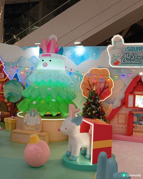 🎄尖沙咀國際廣場聖誕打卡！夢幻萌鹿小鎮等你影相！🤩