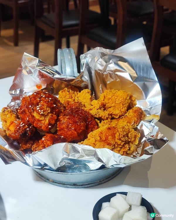 ## 尖沙咀韓國街炸雞熔岩飯🤤