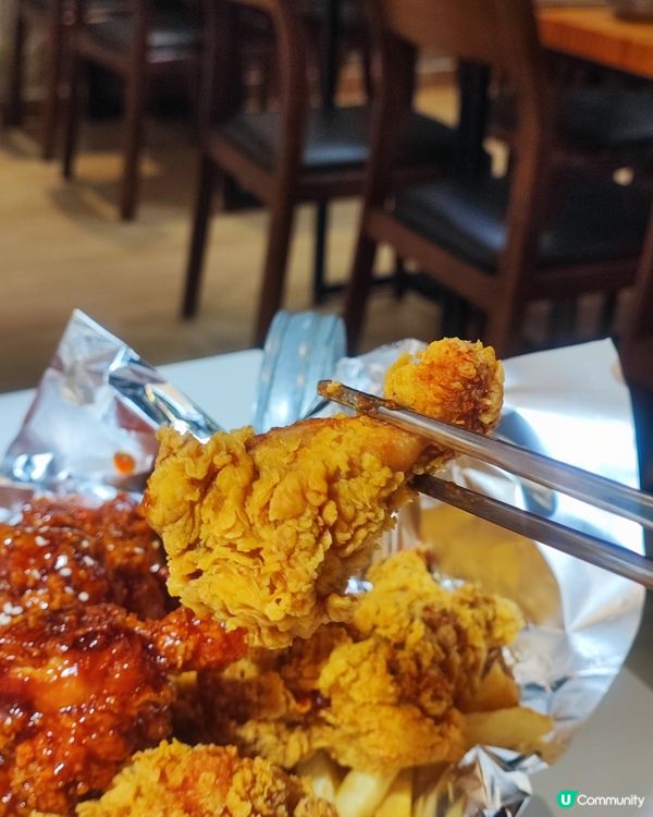 ## 尖沙咀韓國街炸雞熔岩飯🤤