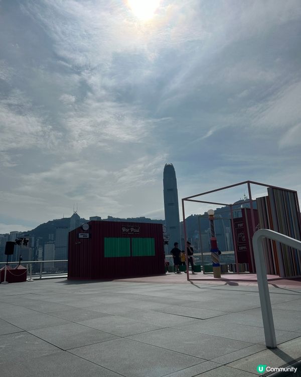 海港城聖誕佈置籌備中