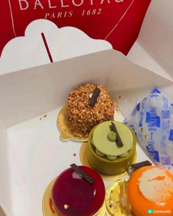 生日驚喜🎂朋友送嘅Dalloyau cake😍好靚⭐️