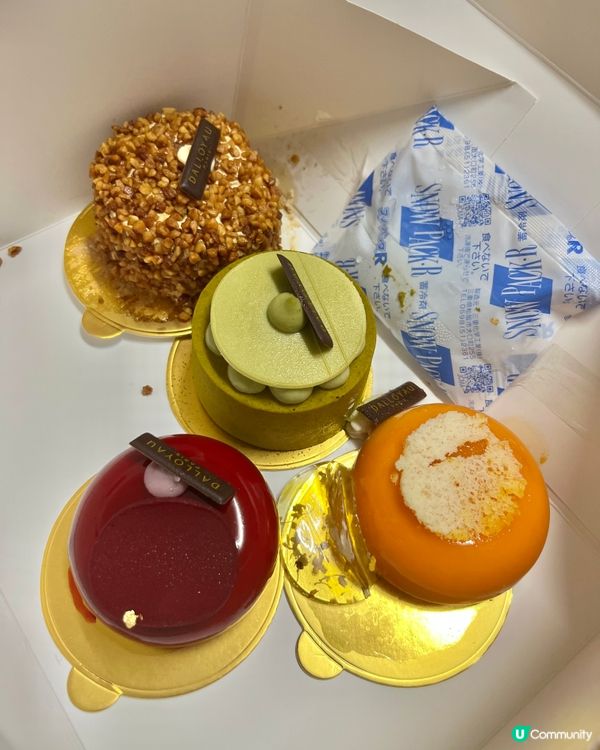 生日驚喜🎂朋友送嘅Dalloyau cake😍好靚⭐️