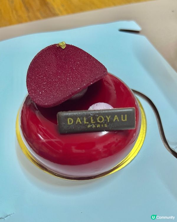 生日驚喜🎂朋友送嘅Dalloyau cake😍好靚⭐️