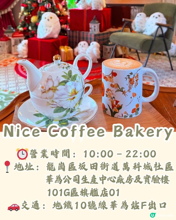 深圳聖誕節必打卡café 5大推介🎄100+隻熊公仔/20+棵聖誕樹😍