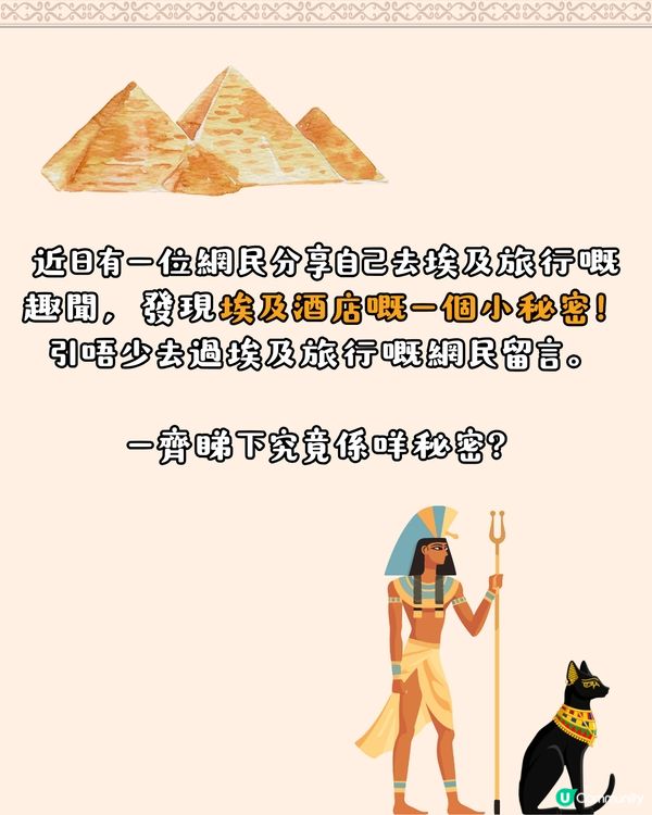 埃及旅遊 | 只需支付$1美金💰即獲小驚喜⁉️超有心思、有創意/多圖