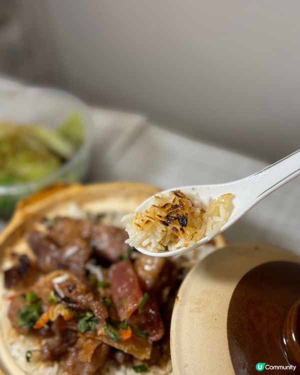 【大快活|臘味片蝦醬蝦乾豬頸肉煲仔飯】