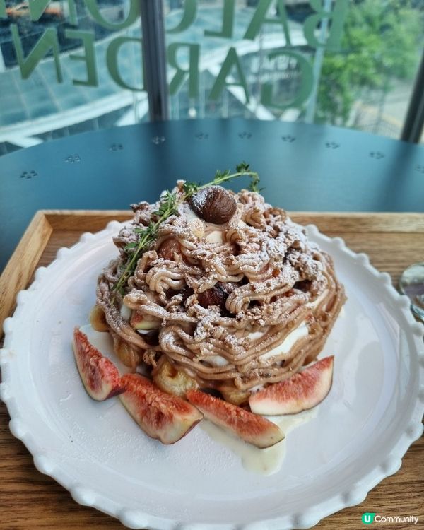 🇰🇷弘大甜品咖啡廳「蒙布朗無花果」