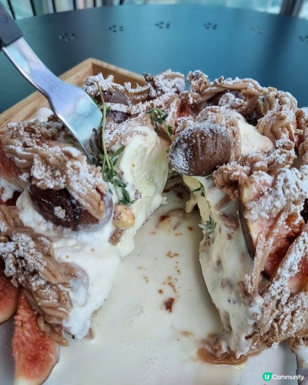 🇰🇷弘大甜品咖啡廳「蒙布朗無花果」