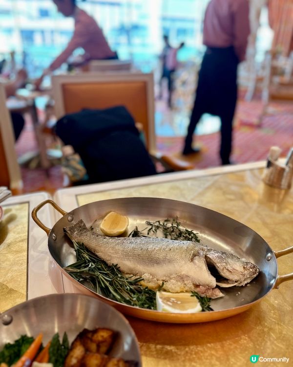 澳門永利皇宮咖啡苑打卡 👑  
金碧輝煌，嘆冷氣睇噴泉表演⛲️