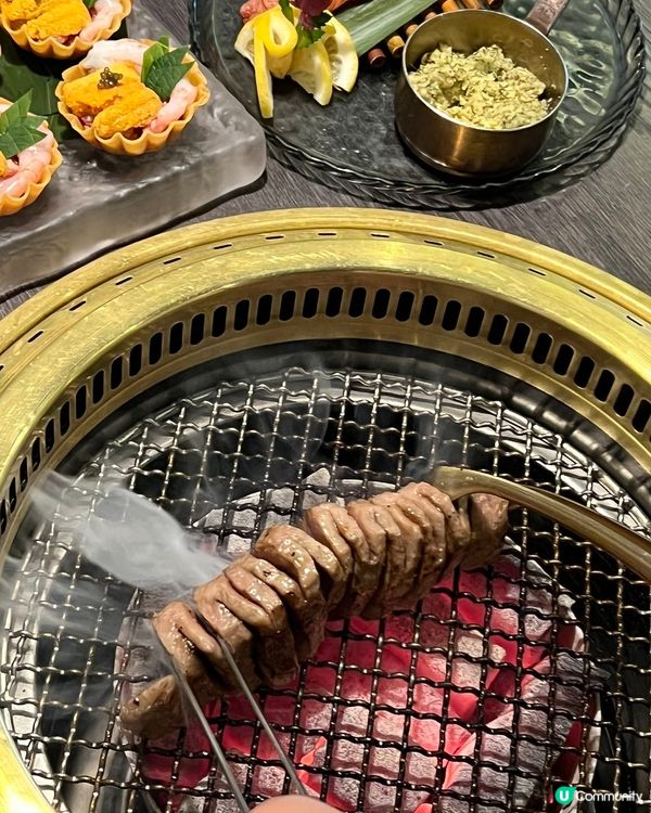 深圳必食天價牛舌👅  卓悅中心大無燒肉