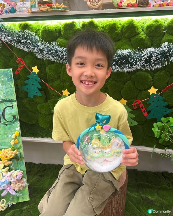 【 自己動手做•聖誕飄雪水晶球 】