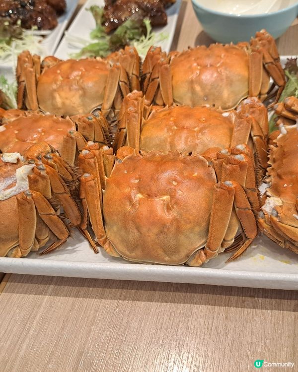 大閘蟹餐，我黎啦。😋😋