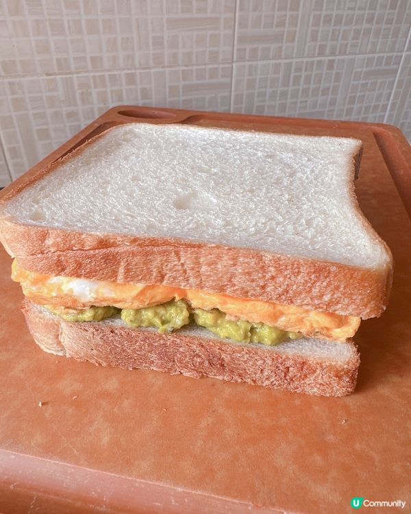 芝士蛋牛油果醬三文治🥪