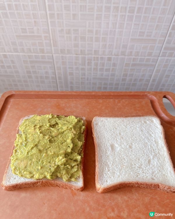 芝士蛋牛油果醬三文治🥪