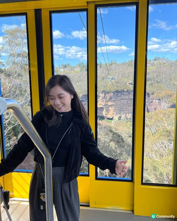 澳洲藍山纜車三色齊試 🚡  紅色最刺激！🔥