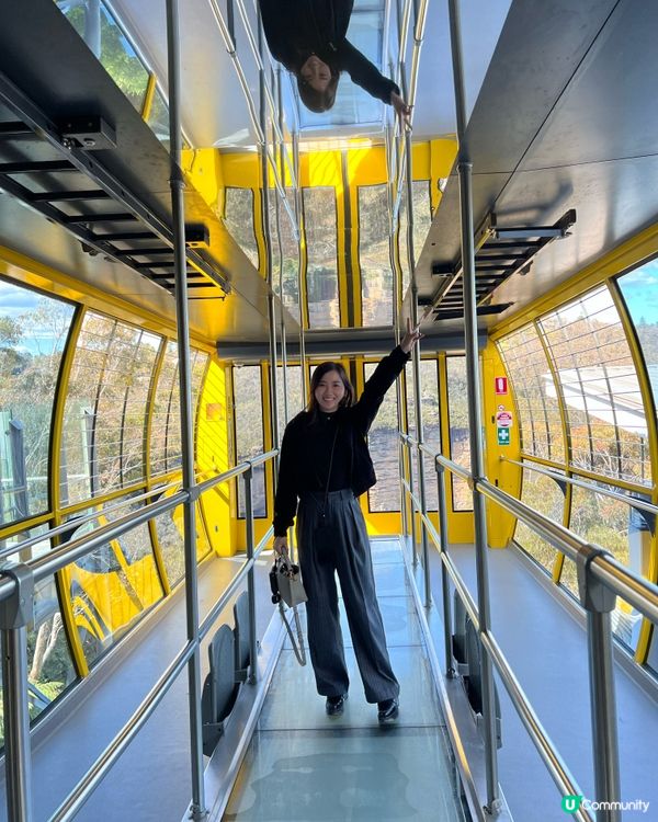 澳洲藍山纜車三色齊試 🚡  紅色最刺激！🔥