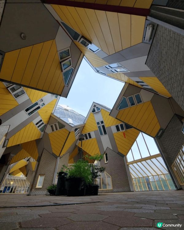 荷蘭方塊屋是鹿特丹的特色標誌，是最熱門的觀光景點，非常有特色...