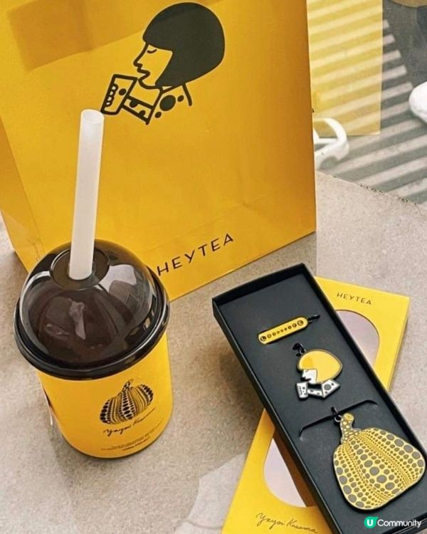 「喜 茶 x 草 間 彌 生」