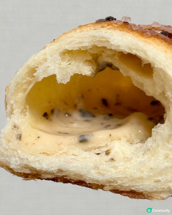 🇰🇷韓國牛角鹽麵包！黑松露超香！