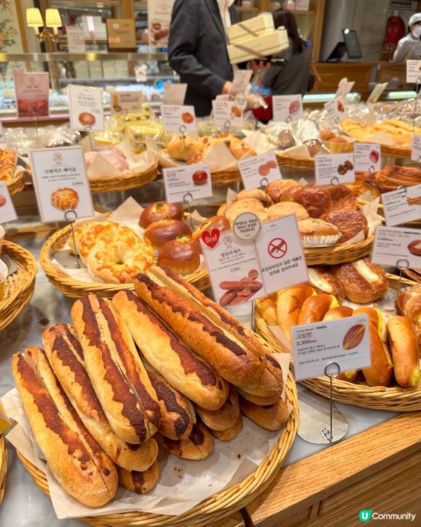 🇰🇷明洞樂天百貨地下一層OPS麵包店超紅‼️