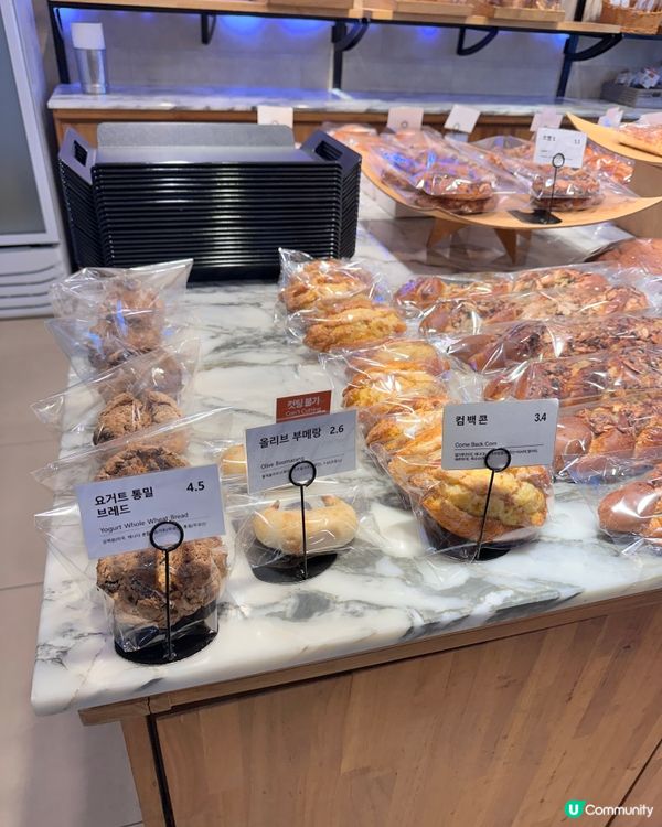 🇰🇷明洞樂天百貨地下一層OPS麵包店超紅‼️