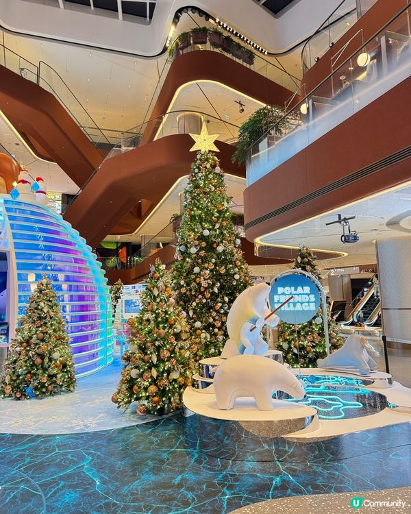 位於啟德站Airside ,今個聖誕迎來企鵝兵團,滿滿都是北...