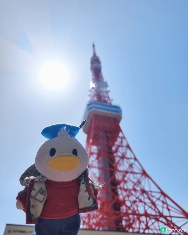 很難得地搵到一個杳無人煙的東京鐵塔打卡位，再加上天氣晴朗，簡...