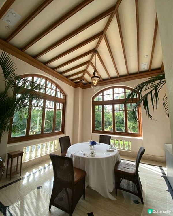 💖👒英式復古風。露台餐廳