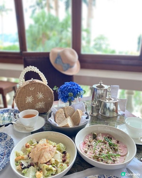 💖👒英式復古風。露台餐廳