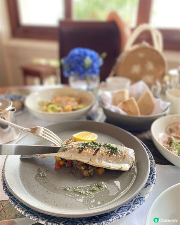 💖👒英式復古風。露台餐廳