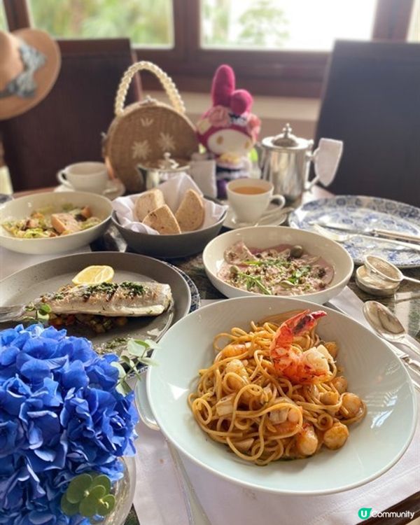 💖👒英式復古風。露台餐廳