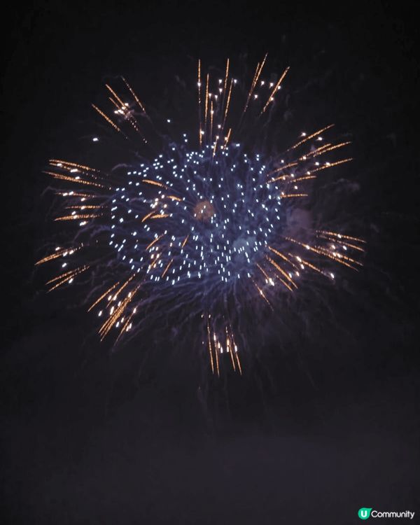 花火競技大會，望住五顏六色不同圖案既煙火，心情好愉悅。