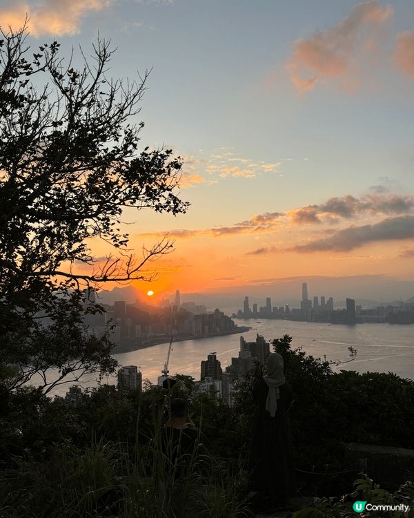 香港行山地點—魔鬼山，俯瞰香港一帶景色，黃昏時份，香港有很美...