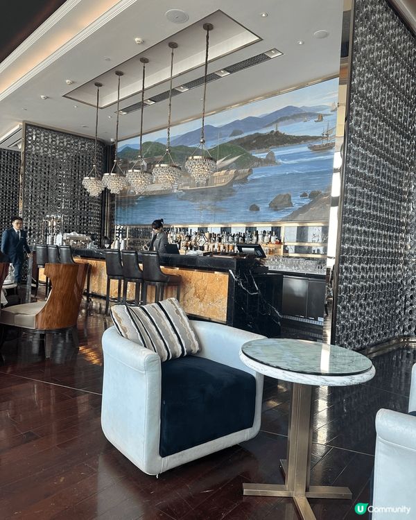 珠海瑞吉酒店特色雞尾酒下午茶，用心調配中國風的血色瑪麗，帶有...