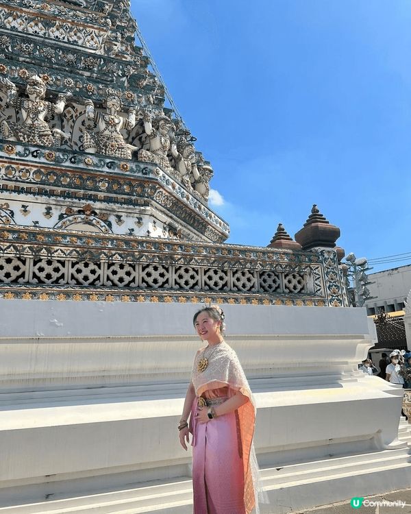鄭王廟影相好靚，扮?半日泰國公主先！大家都會租泰服著，有好多...
